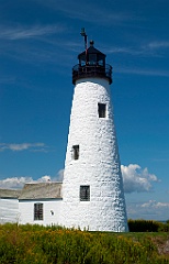 Wood Island Lighthouse Tower in Maine